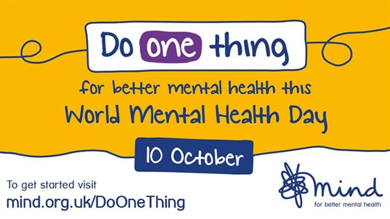 ‘Do One Thing’ This World Mental Health Day